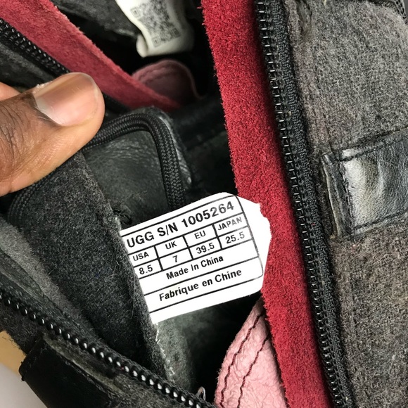 Ugg Kesey Waterproof Lace Up Boot Black 8.5 - Picture 12 of 12